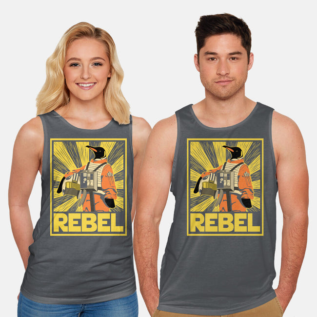 Penguin Rebel-Unisex-Basic-Tank-dwarmuth