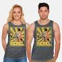 Penguin Rebel-Unisex-Basic-Tank-dwarmuth