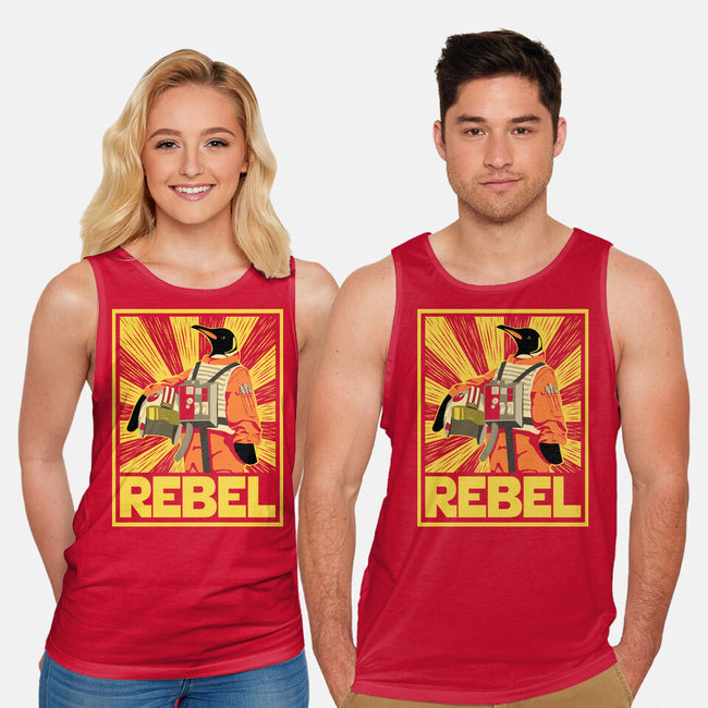 Penguin Rebel-Unisex-Basic-Tank-dwarmuth