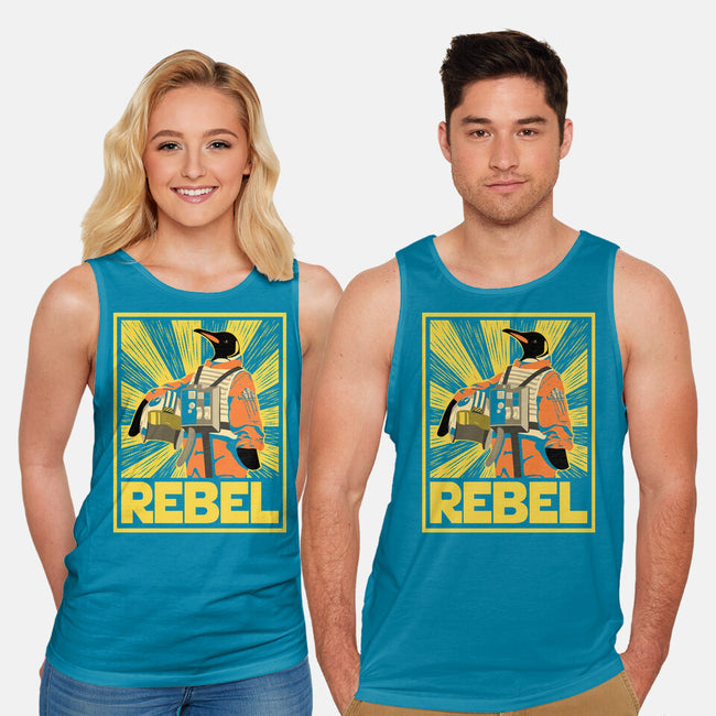 Penguin Rebel-Unisex-Basic-Tank-dwarmuth