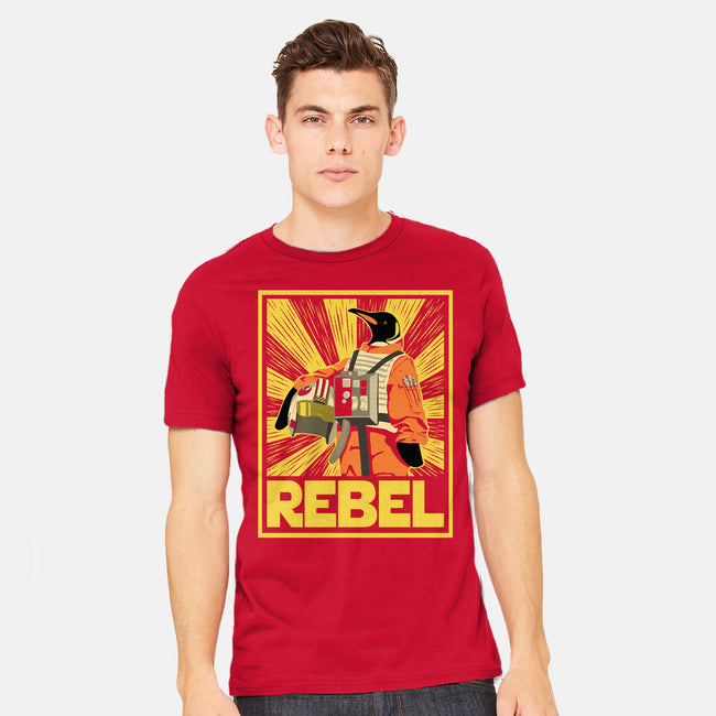 Penguin Rebel-Mens-Heavyweight-Tee-dwarmuth