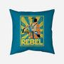 Penguin Rebel-None-Removable Cover w Insert-Throw Pillow-dwarmuth