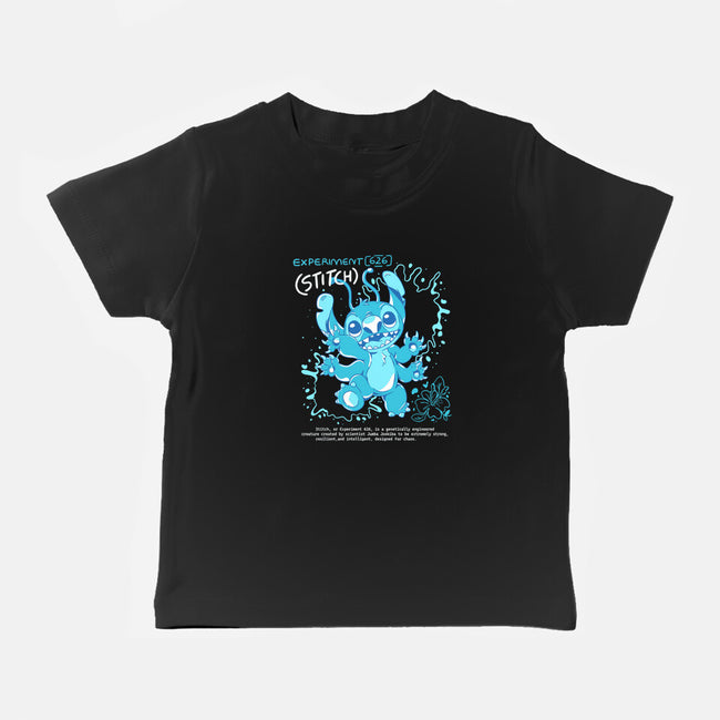 Blue Monster-Baby-Basic-Tee-yumie