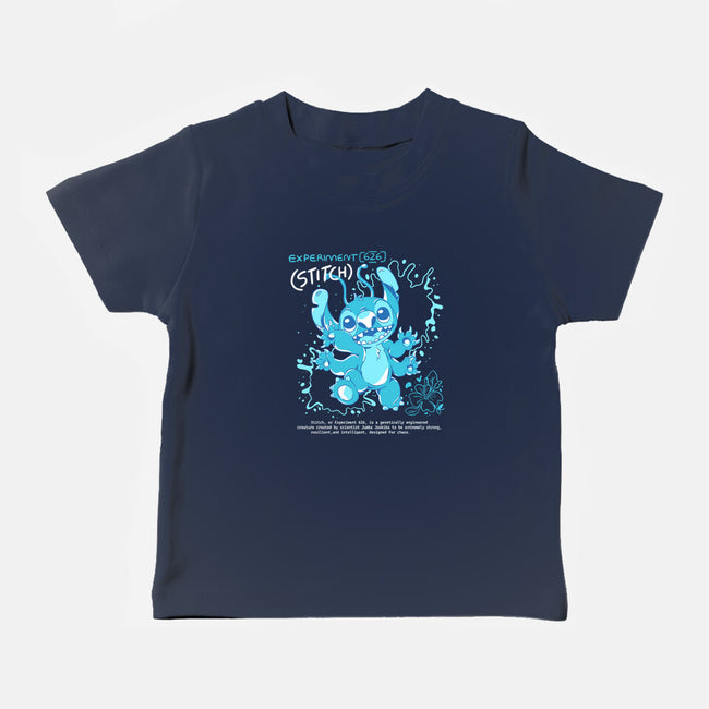Blue Monster-Baby-Basic-Tee-yumie