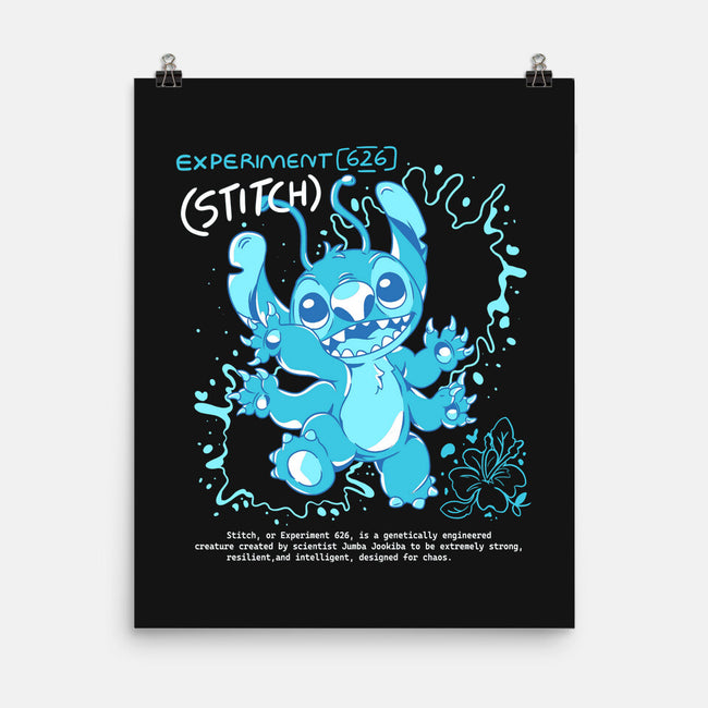 Blue Monster-None-Matte-Poster-yumie