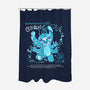 Blue Monster-None-Polyester-Shower Curtain-yumie