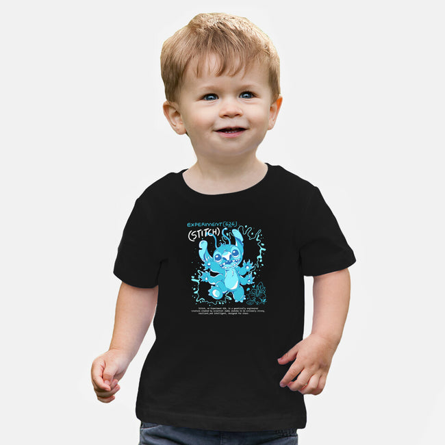 Blue Monster-Baby-Basic-Tee-yumie