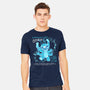 Blue Monster-Mens-Heavyweight-Tee-yumie