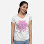 Kawaiigochi-Womens-V-Neck-Tee-yumie