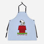 8 Bit Dog-Unisex-Kitchen-Apron-sebasebi