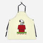 8 Bit Dog-Unisex-Kitchen-Apron-sebasebi