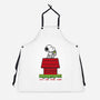 8 Bit Dog-Unisex-Kitchen-Apron-sebasebi