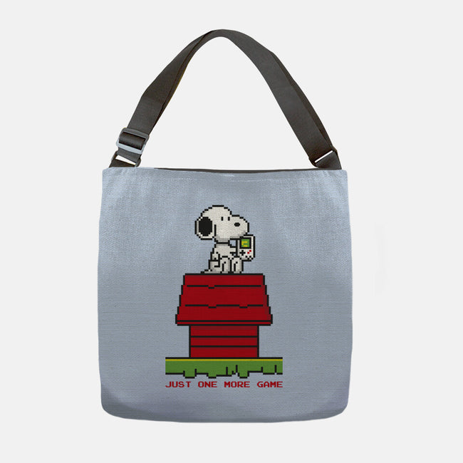 8 Bit Dog-None-Adjustable Tote-Bag-sebasebi