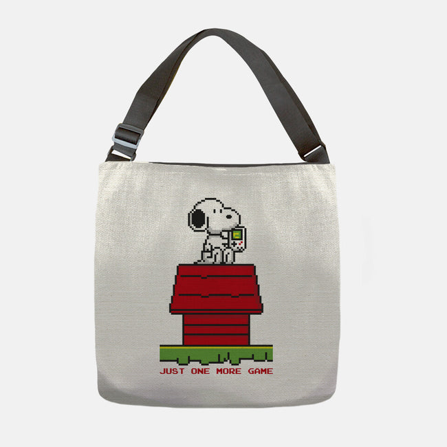 8 Bit Dog-None-Adjustable Tote-Bag-sebasebi