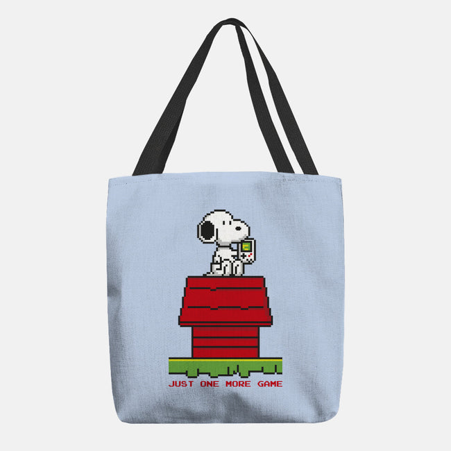 8 Bit Dog-None-Basic Tote-Bag-sebasebi