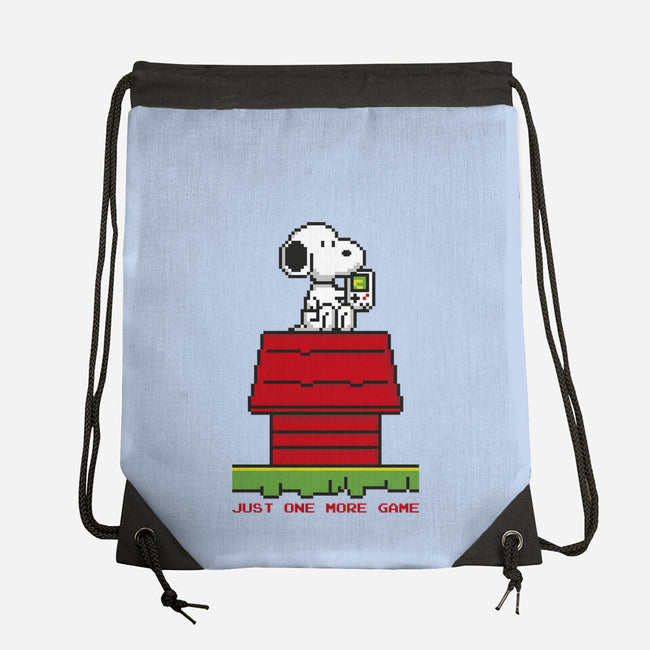 8 Bit Dog-None-Drawstring-Bag-sebasebi