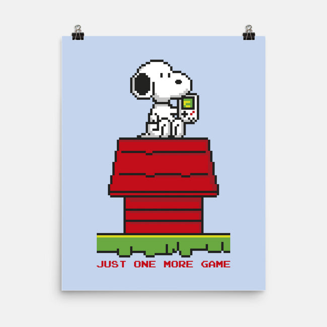 8 Bit Dog-None-Matte-Poster-sebasebi