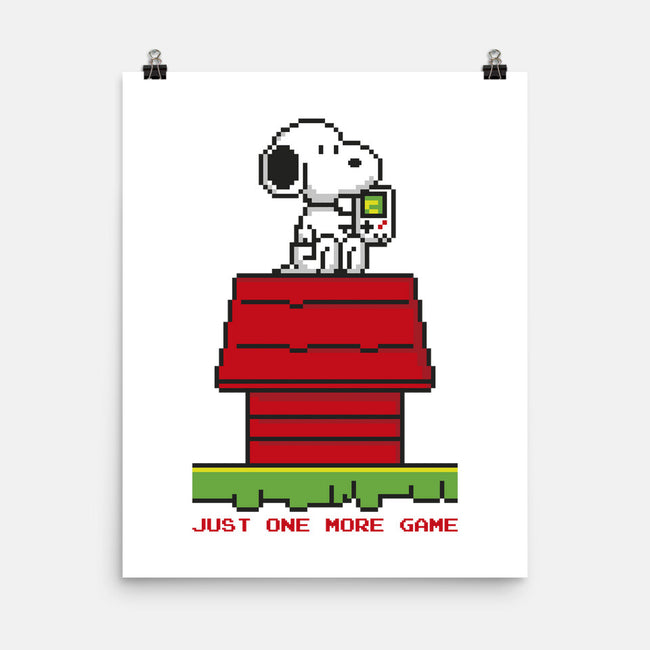 8 Bit Dog-None-Matte-Poster-sebasebi