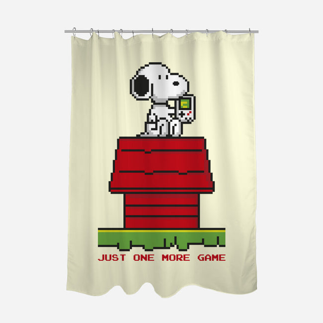 8 Bit Dog-None-Polyester-Shower Curtain-sebasebi