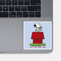 8 Bit Dog-None-Glossy-Sticker-sebasebi