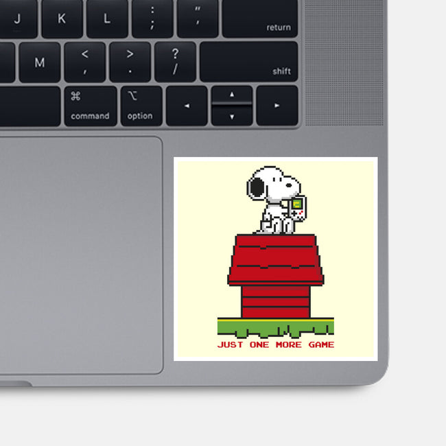 8 Bit Dog-None-Glossy-Sticker-sebasebi