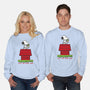 8 Bit Dog-Unisex-Crew Neck-Sweatshirt-sebasebi
