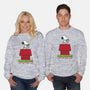 8 Bit Dog-Unisex-Crew Neck-Sweatshirt-sebasebi