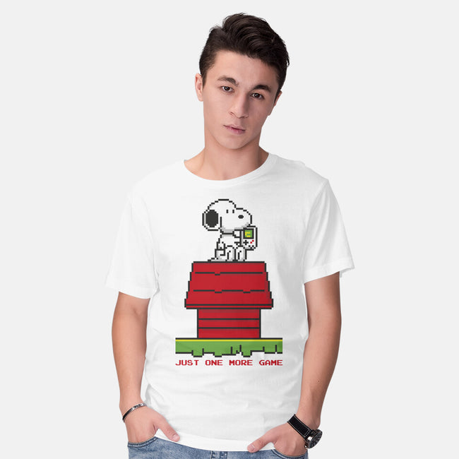 8 Bit Dog-Mens-Basic-Tee-sebasebi