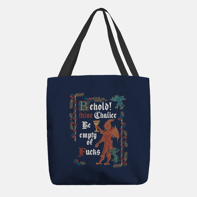 Behold Thine Chalice-None-Basic Tote-Bag-Nemons