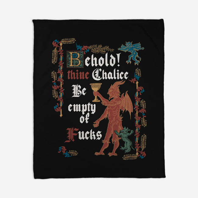 Behold Thine Chalice-None-Fleece-Blanket-Nemons