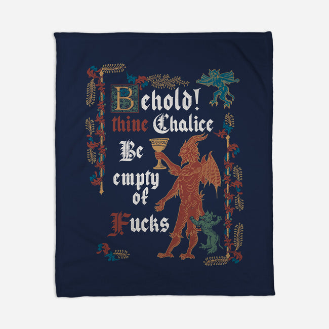 Behold Thine Chalice-None-Fleece-Blanket-Nemons