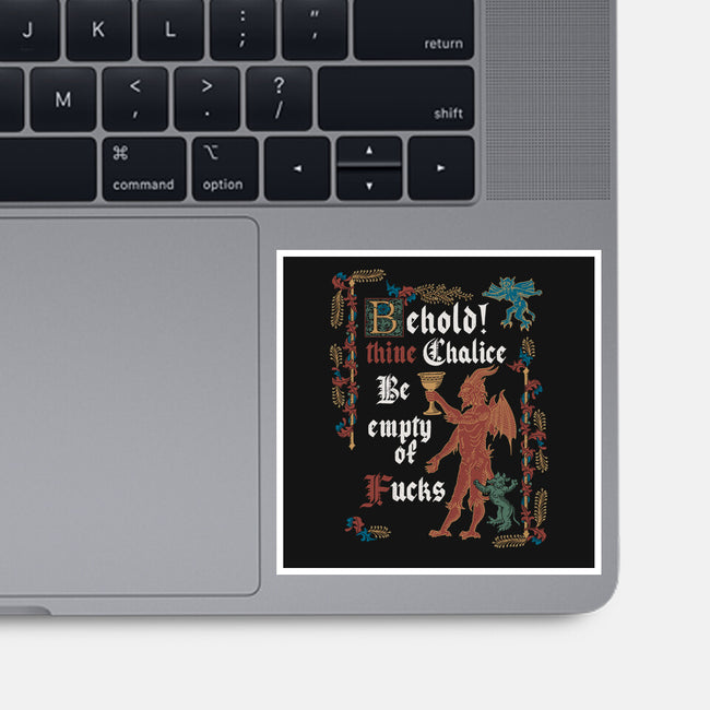 Behold Thine Chalice-None-Glossy-Sticker-Nemons