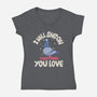 On Everything You Love-Womens-V-Neck-Tee-MaxoArt