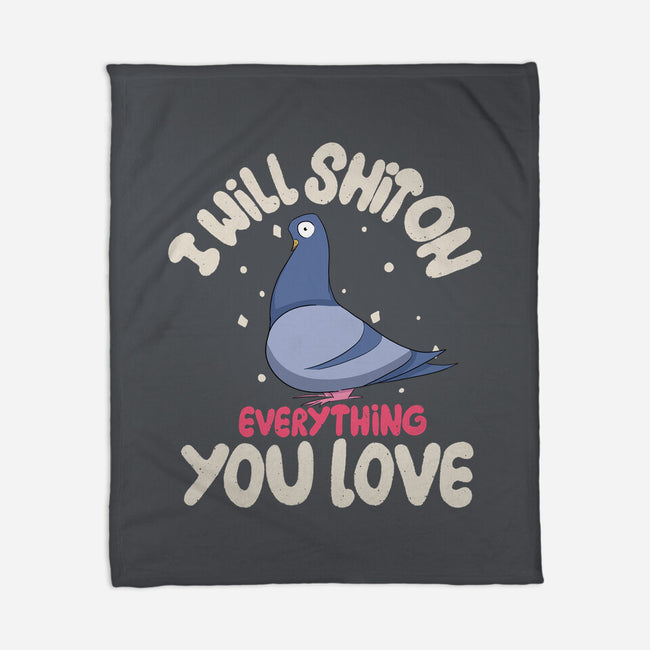 On Everything You Love-None-Fleece-Blanket-MaxoArt