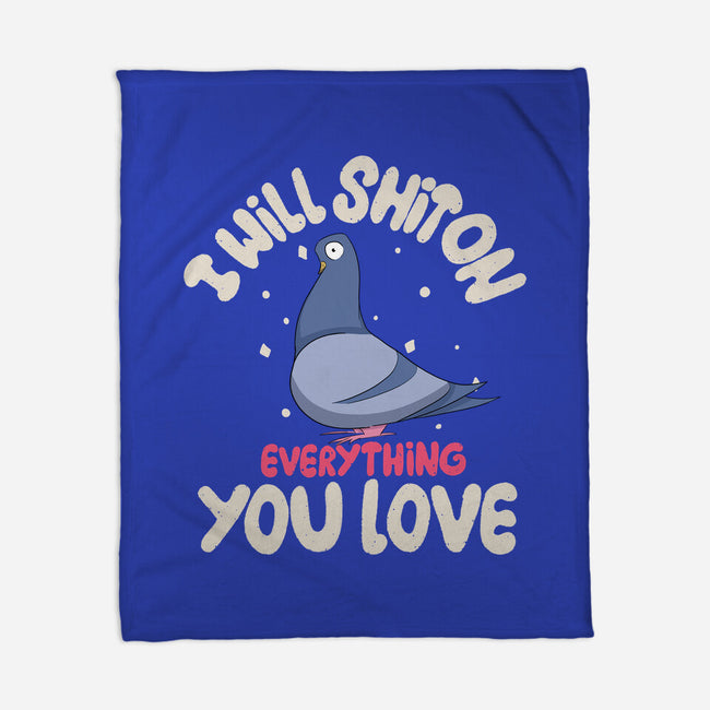 On Everything You Love-None-Fleece-Blanket-MaxoArt