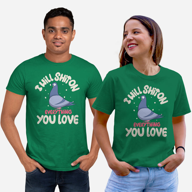 On Everything You Love-Unisex-Basic-Tee-MaxoArt