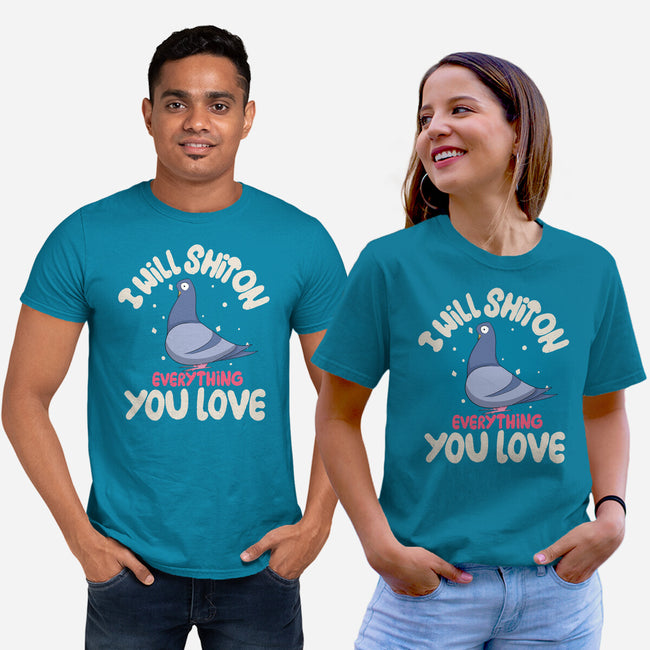 On Everything You Love-Unisex-Basic-Tee-MaxoArt