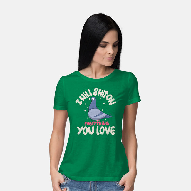 On Everything You Love-Womens-Basic-Tee-MaxoArt