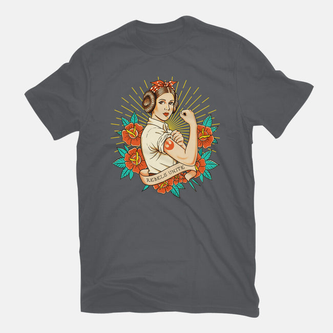 Rebels Unite Tattoo-Unisex-Basic-Tee-P1yu5h