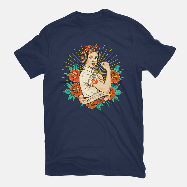 Rebels Unite Tattoo-Unisex-Basic-Tee-P1yu5h