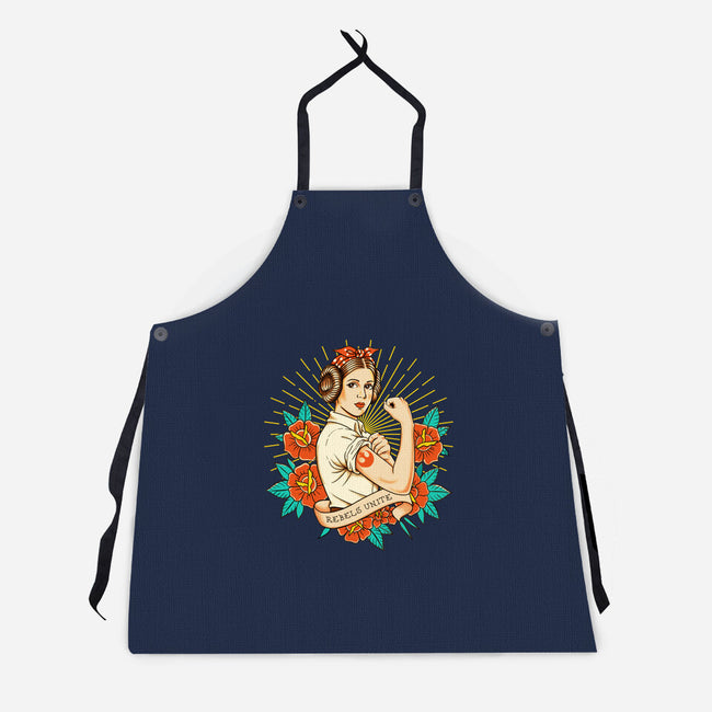Rebels Unite Tattoo-Unisex-Kitchen-Apron-P1yu5h