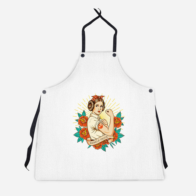 Rebels Unite Tattoo-Unisex-Kitchen-Apron-P1yu5h