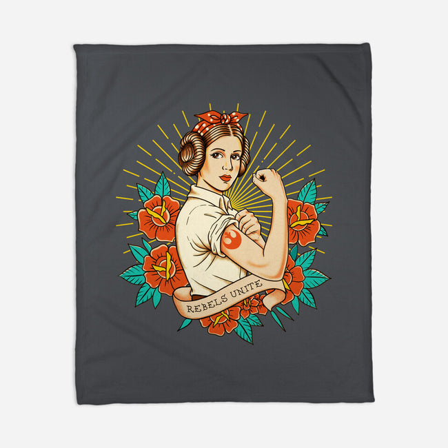 Rebels Unite Tattoo-None-Fleece-Blanket-P1yu5h