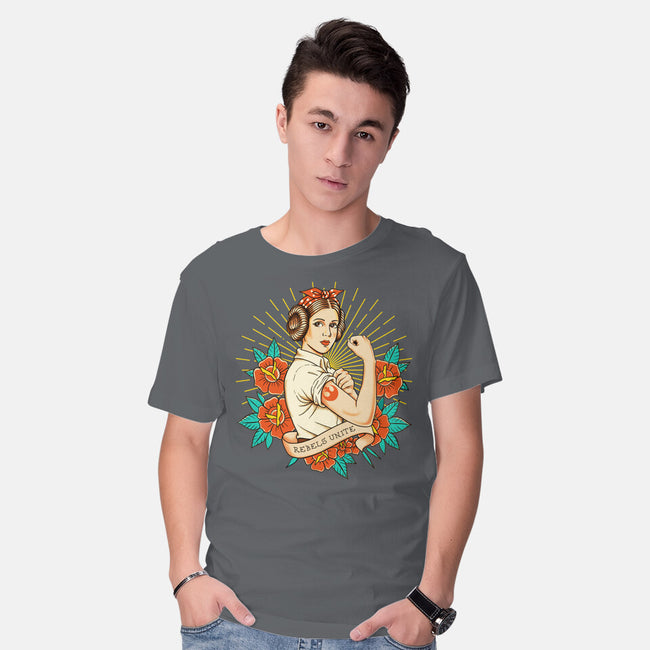 Rebels Unite Tattoo-Mens-Basic-Tee-P1yu5h