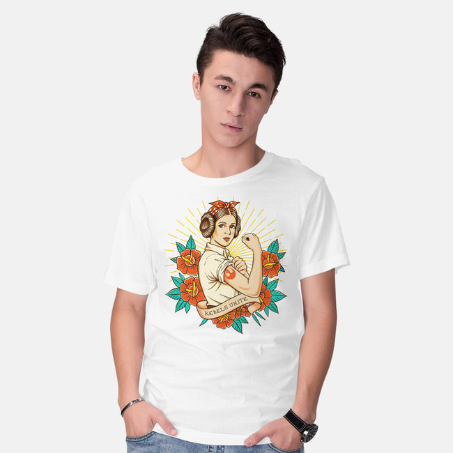 Rebels Unite Tattoo-Mens-Basic-Tee-P1yu5h