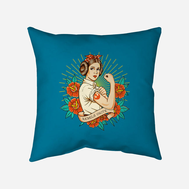 Rebels Unite Tattoo-None-Removable Cover w Insert-Throw Pillow-P1yu5h