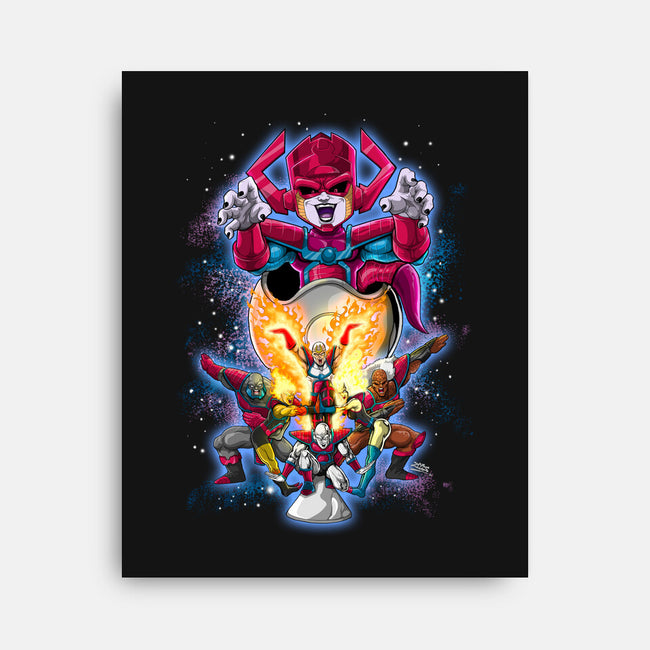 Galafreeze And The Herald Force-None-Stretched-Canvas-Ozzy Fernandez