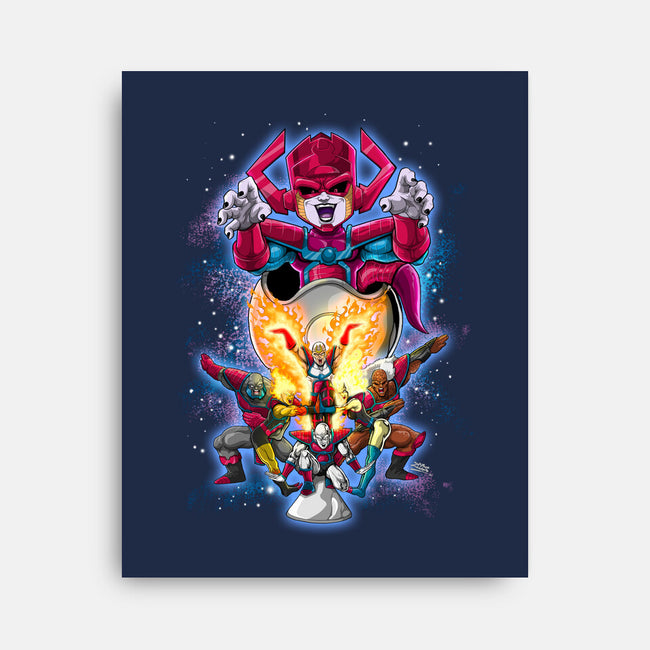 Galafreeze And The Herald Force-None-Stretched-Canvas-Ozzy Fernandez