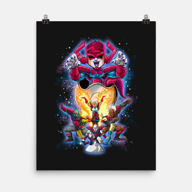 Galafreeze And The Herald Force-None-Matte-Poster-Ozzy Fernandez