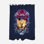 Galafreeze And The Herald Force-None-Polyester-Shower Curtain-Ozzy Fernandez
